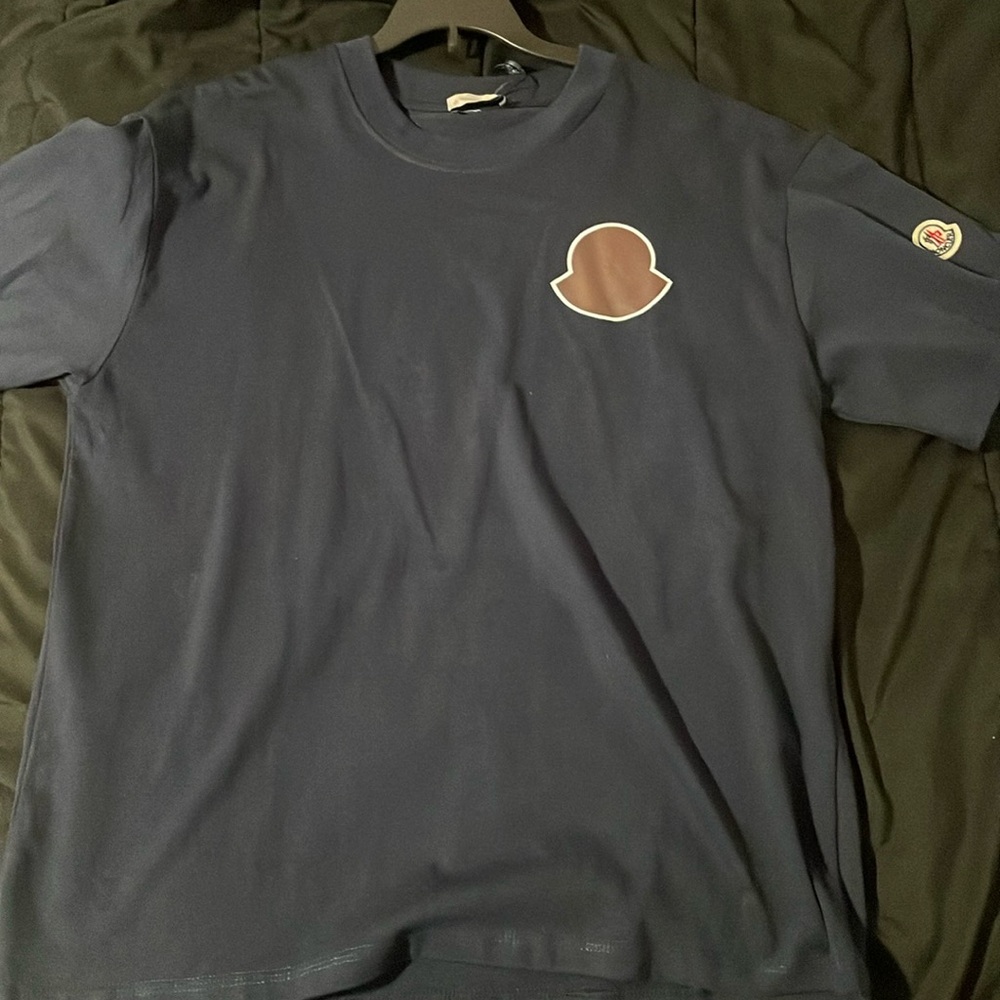 Moncler Blue Short Sleeve Tee